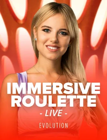 Immersive Roulette live table by Evolution, RTP 97.30%