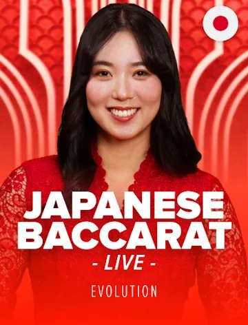 Japanese Baccarat live table by Evolution, RTP 98.94%