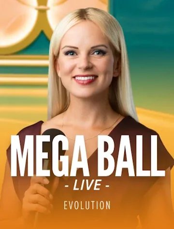 Mega Ball live show by Evolution, RTP 95.40%