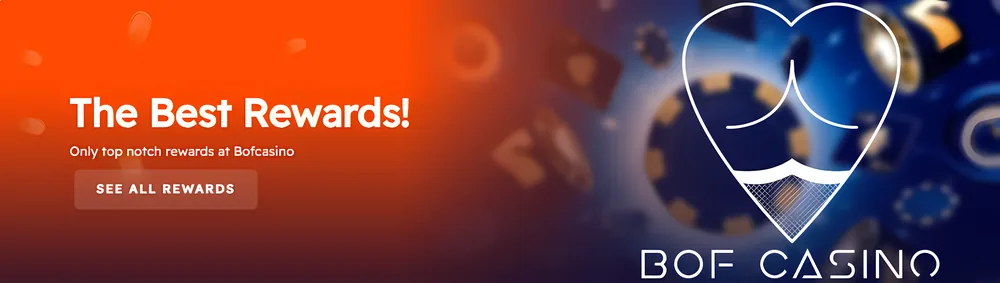 Loyalty rewards banner at Bof Casino