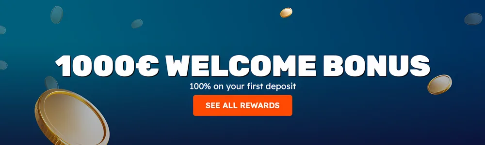Bof Casino welcome bonus of 100% up to 1000 euro